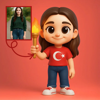 19 Mayıs Gençlik ve Spor Bayramı Figürü - Kişiye Özel 3D Figür