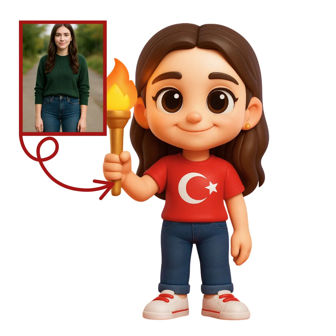 19 Mayıs Gençlik ve Spor Bayramı Figürü - Kişiye Özel 3D Figür