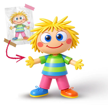 Çocuklar İçin Çizimden 3D Figür - Kişiye Özel Tasarım 3D Figür