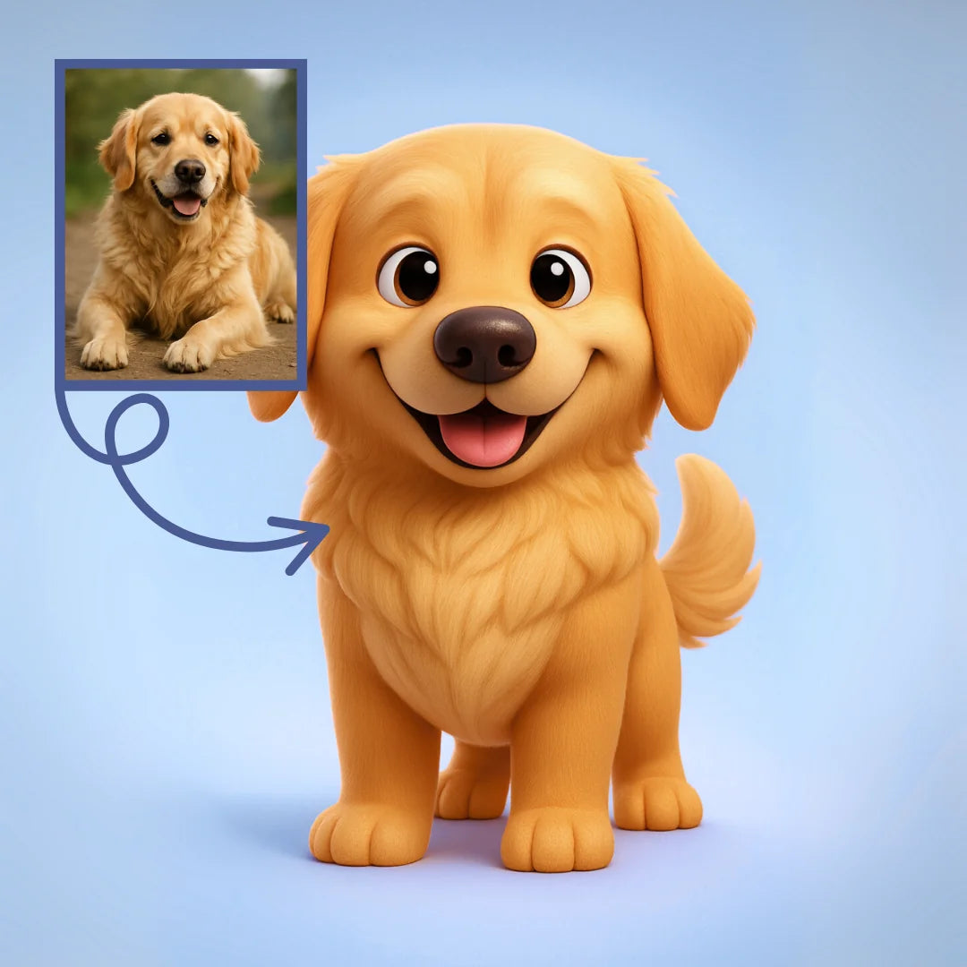 Evcil Hayvanınıza Özel 3D Figür