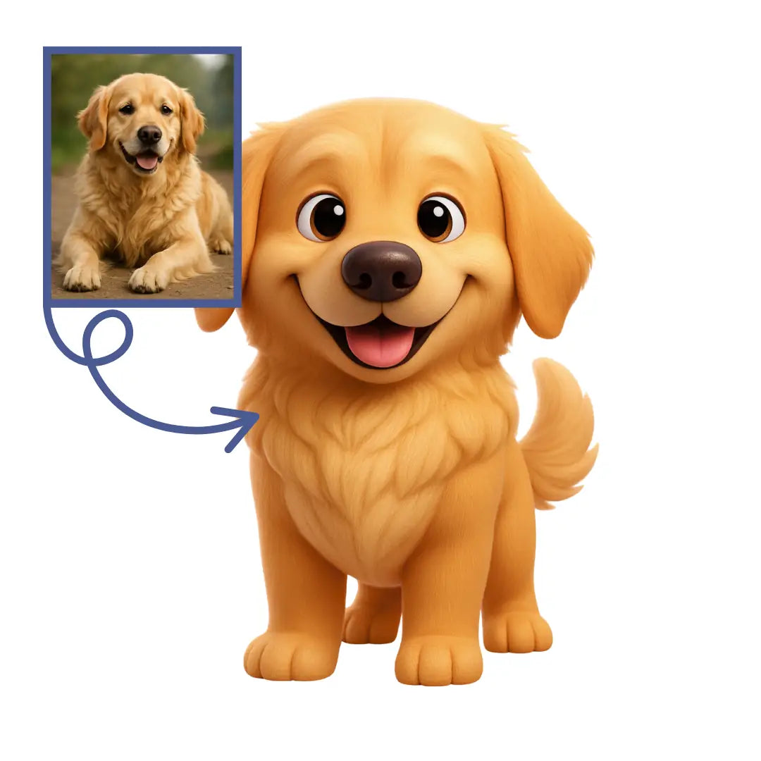 Evcil Hayvanınıza Özel 3D Figür