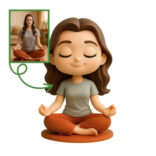 Meditasyoncu Figürü - Kişiye Özel 3D Figür