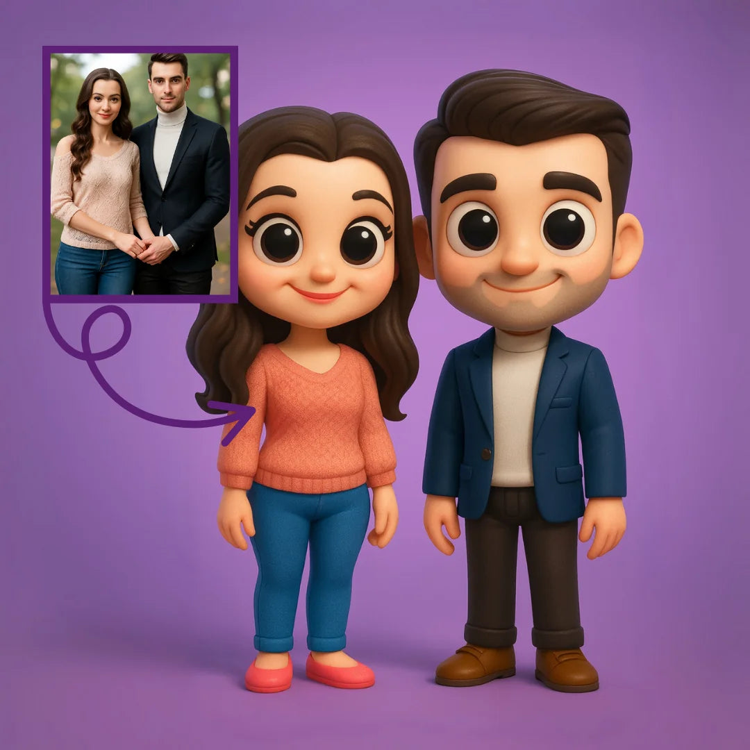 Sevgili Figürü - Kişiye Özel 3D Figür