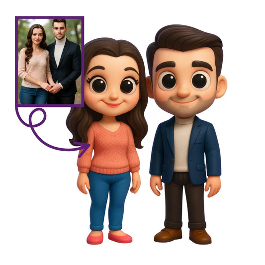 Sevgili Figürü - Kişiye Özel 3D Figür